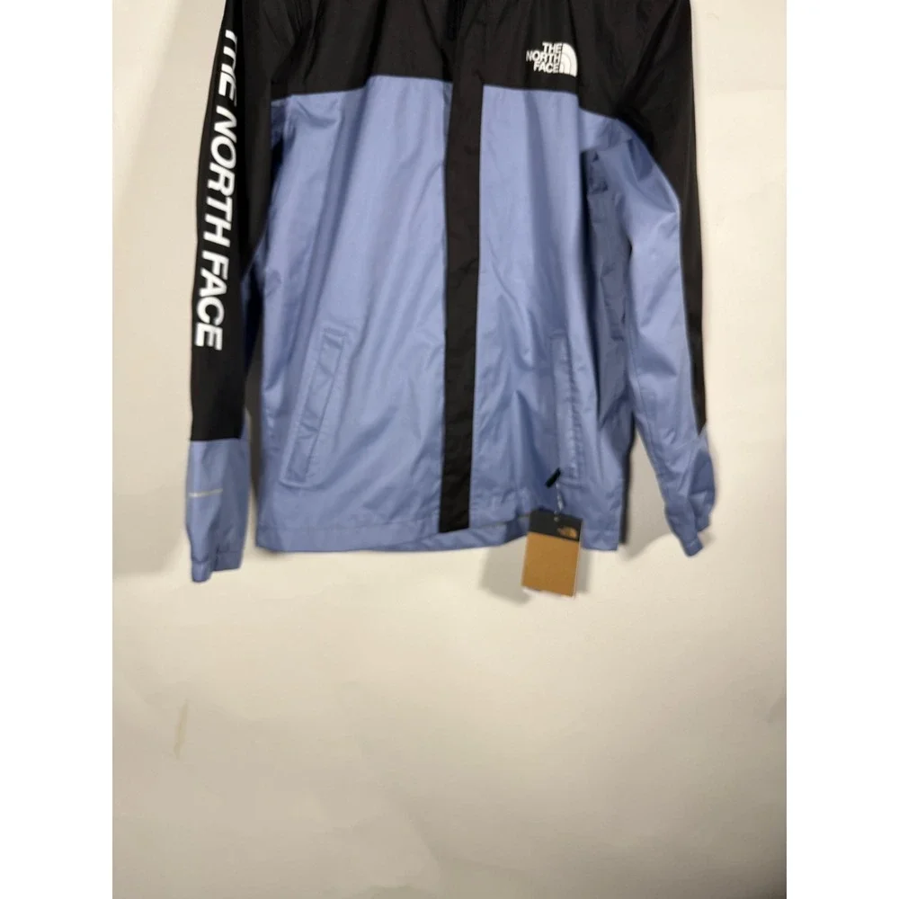 The North Face Boys Antora Rain Jacket Folk Blue Black NF0A82ST XL 14/16 NWT